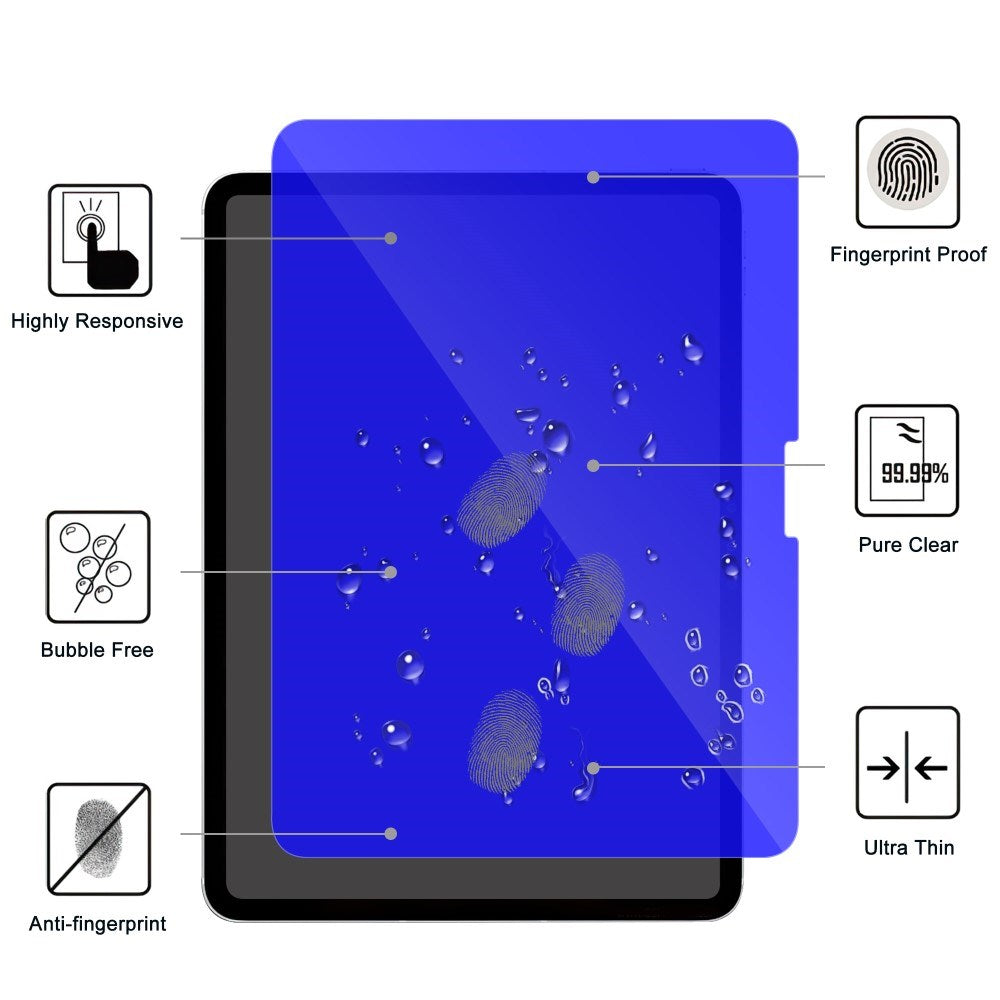 iPad Pro 11" (2025 / 2024) Glass Screen Protector w. Anti Blue Light - Transparent