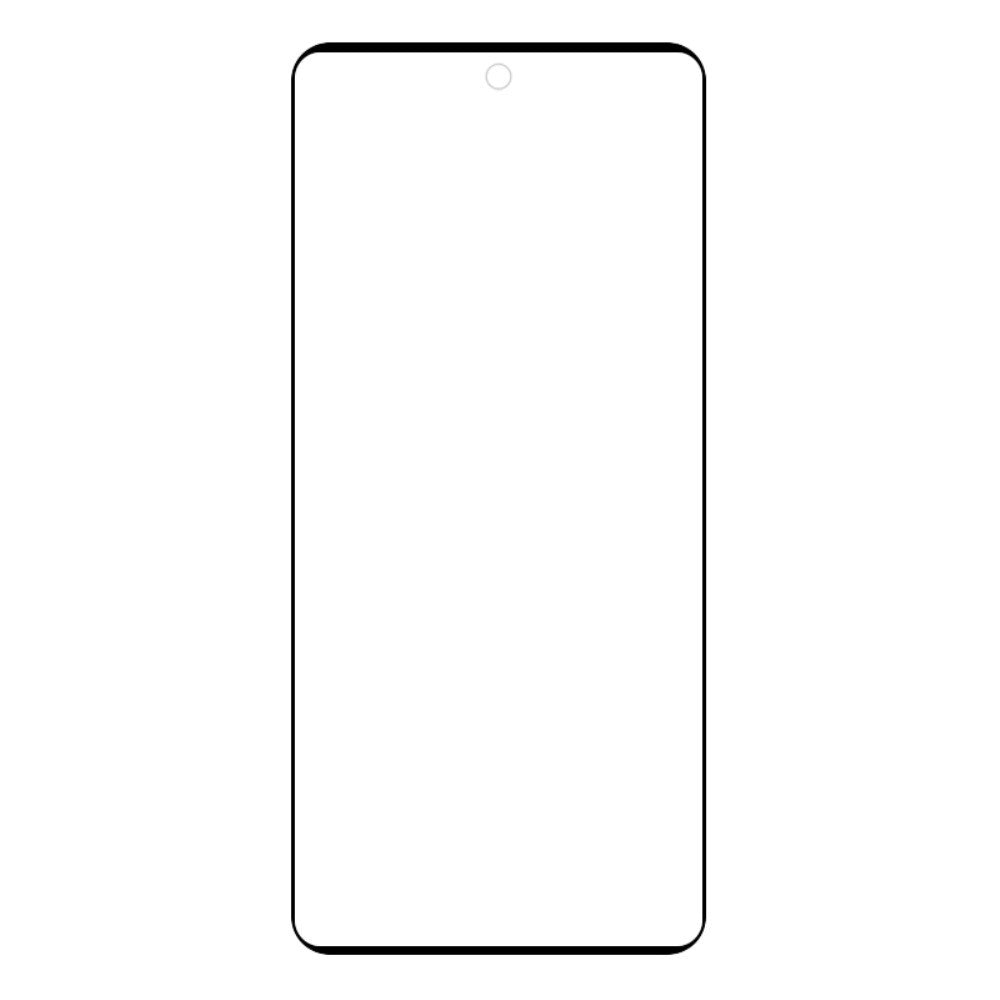 Motorola Edge 50 Pro Tempered Glass - Full-Fit Screen Protection - Black Edge