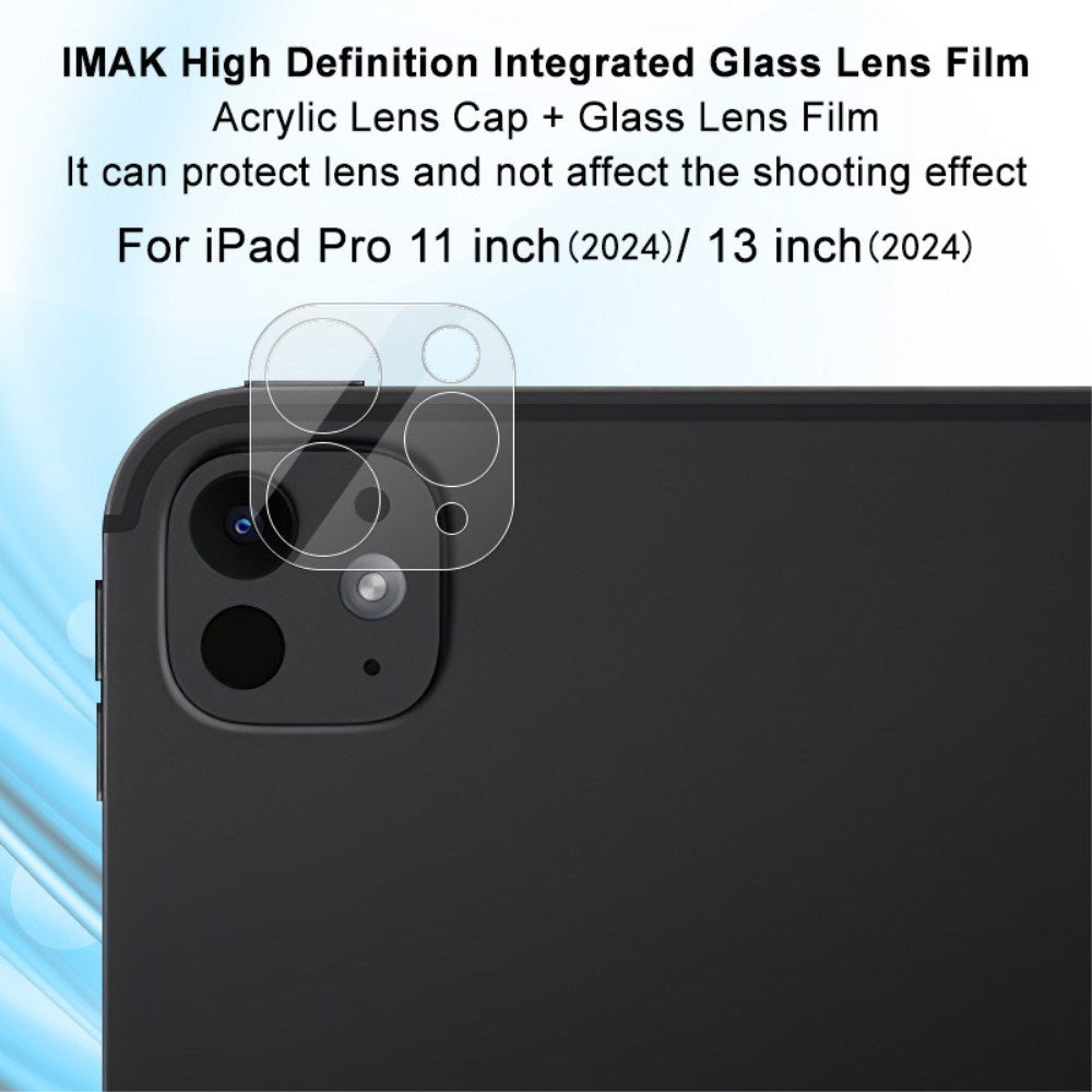 iPad Pro 11" (2025 / 2024) / Pro 13" (2025 / 2024) IMAK Protective Glass for Camera Lens - Transparent