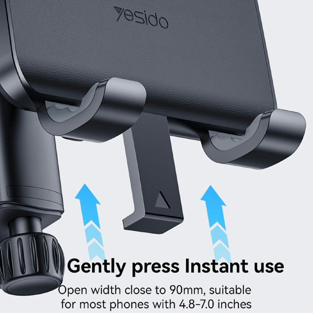 Adjustable Car Phone Holder - Black