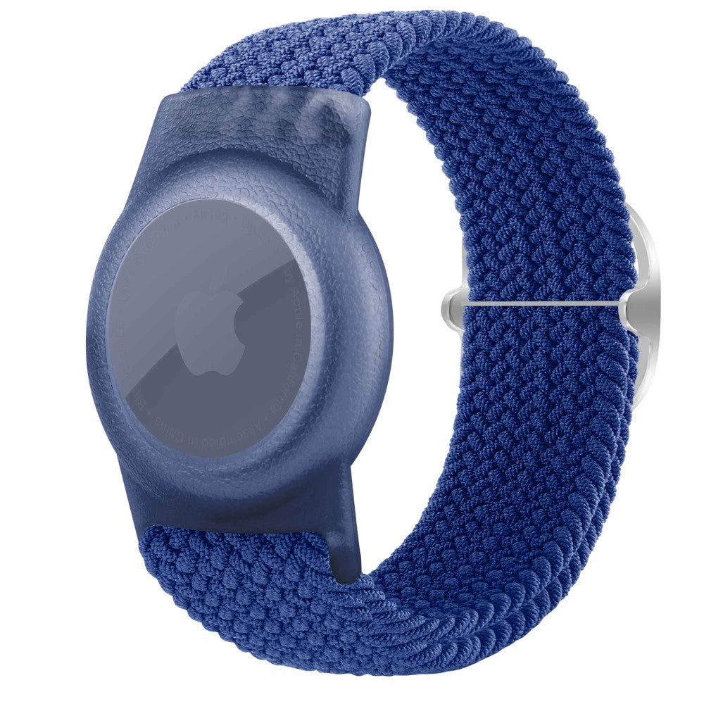 AirTag 1. & 2. Gen. Braided Fabric Strap - Blue