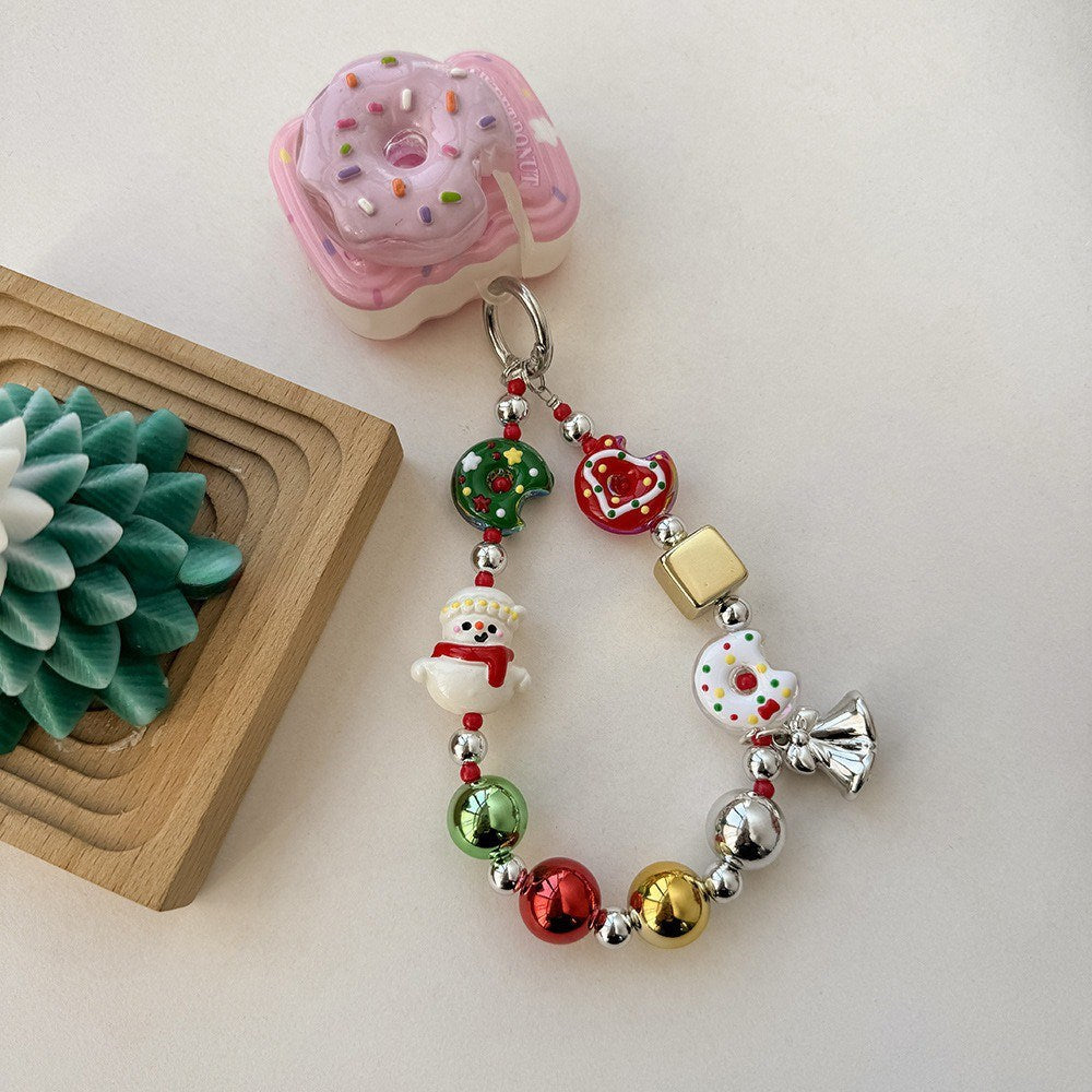 30cm Wrist Strap with Carabiner - Christmas Theme