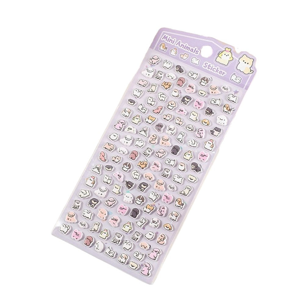Mini 3D Bubble Foam Stickers - Small Dogs & Cats
