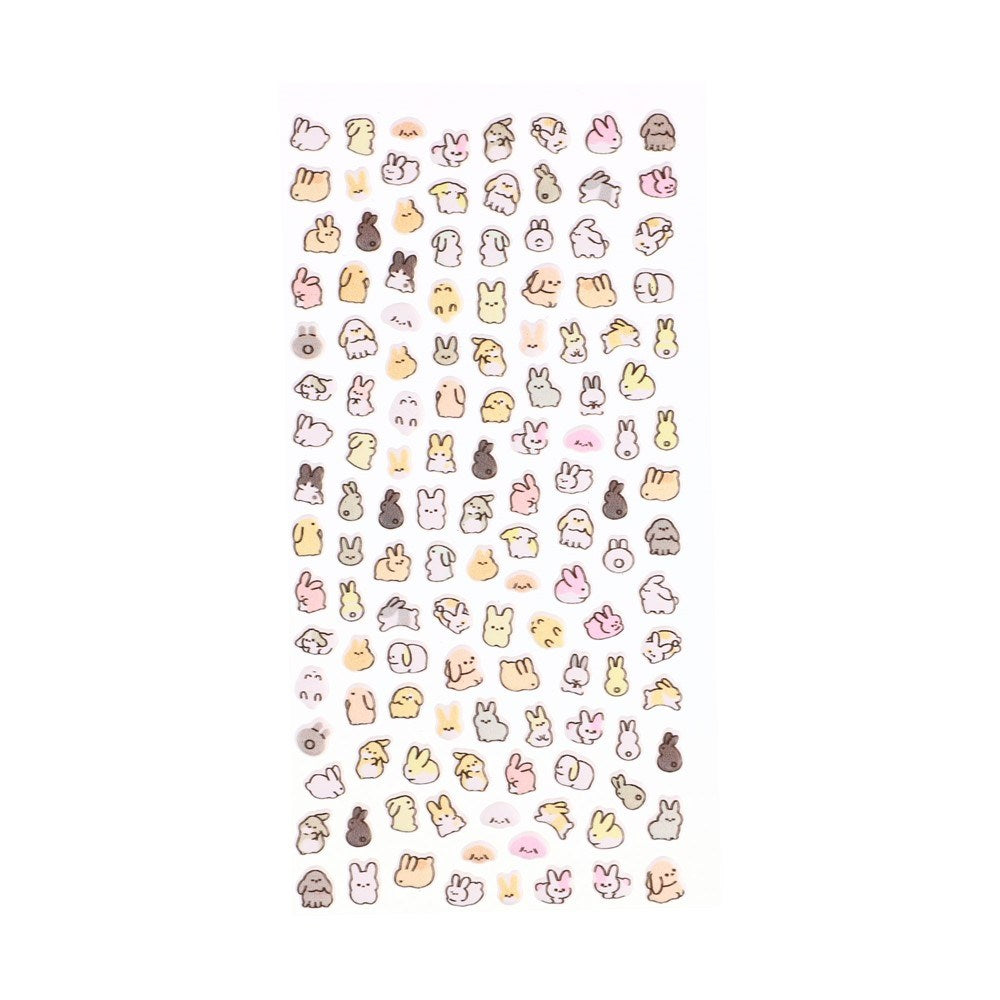 Mini 3D Bubble Foam Stickers for Phone & Camera Section - Small Bunnies