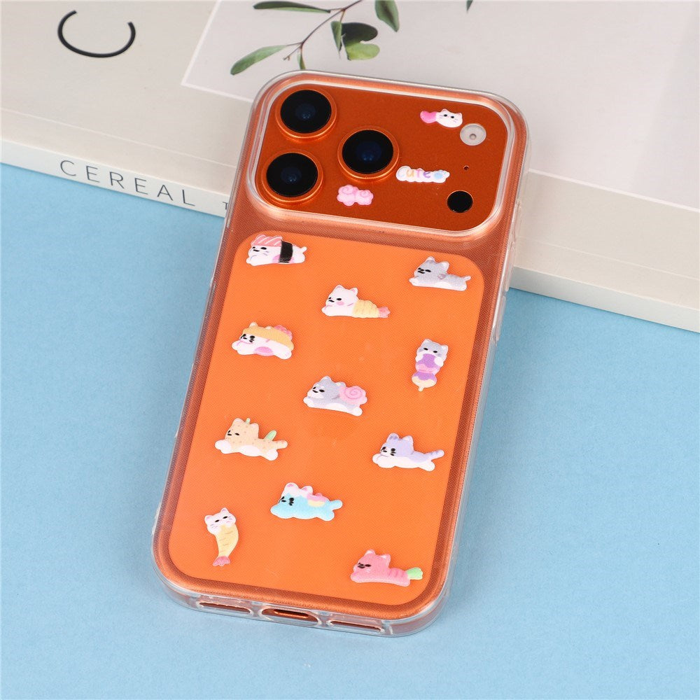 Mini 3D Bubble Foam Stickers for Phone & Camera Section - Bunnies & Sushi