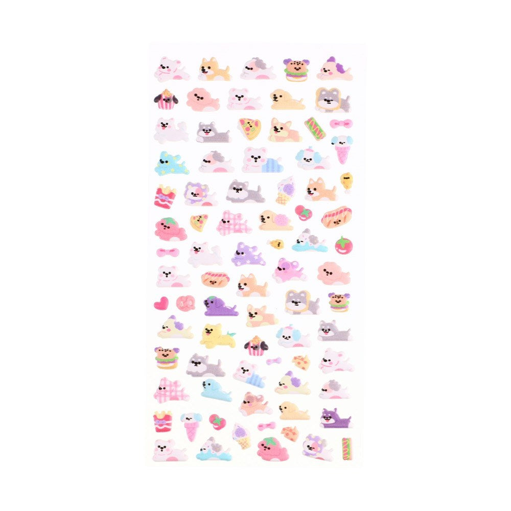 Mini 3D Bubble Foam Stickers for Phone & Camera Section - Dogs & Food