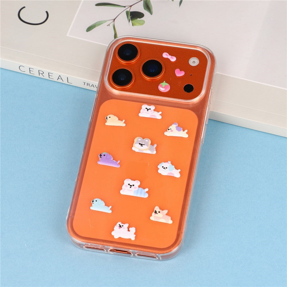 Mini 3D Bubble Foam Stickers for Phone & Camera Section - Dogs & Food