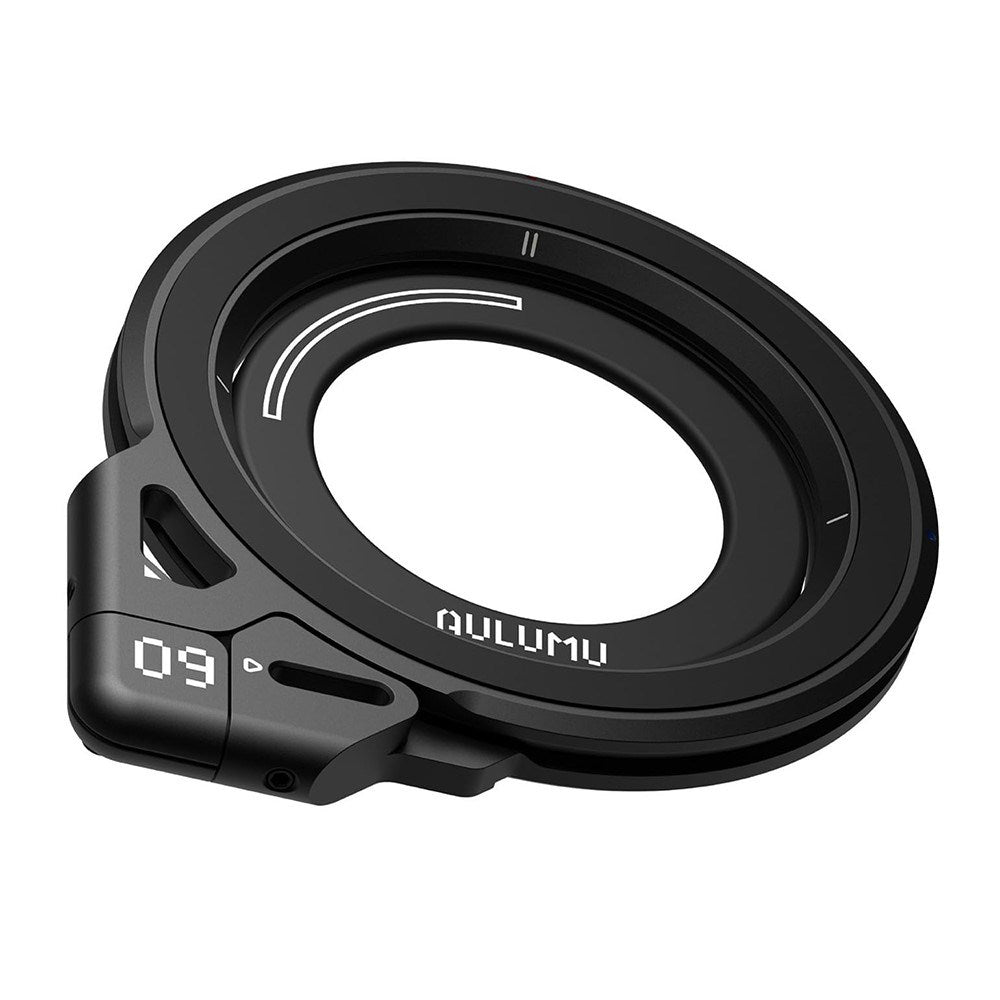 AULUMU 2-in-1 Magnetic Finger Ring / Mobile Stand - 360° Rotatable - MagSafe Compatible - Black