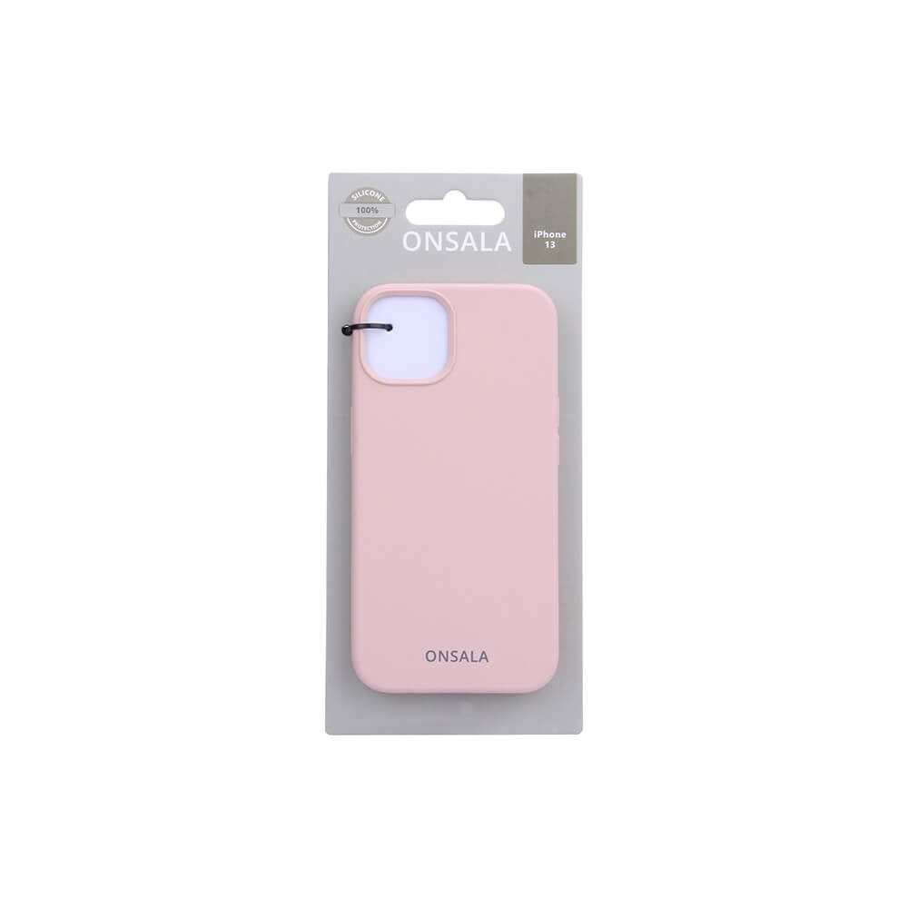 iPhone 13 Onsala Collection Liquid Silicone Case - Sand Pink