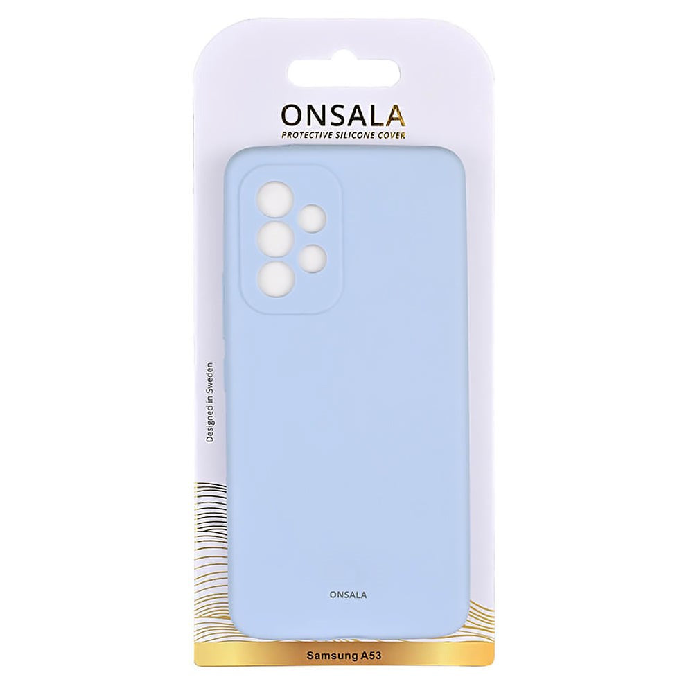 Samsung Galaxy A53 (5G) Onsala Collection Liquid Silicone Case - Light Blue