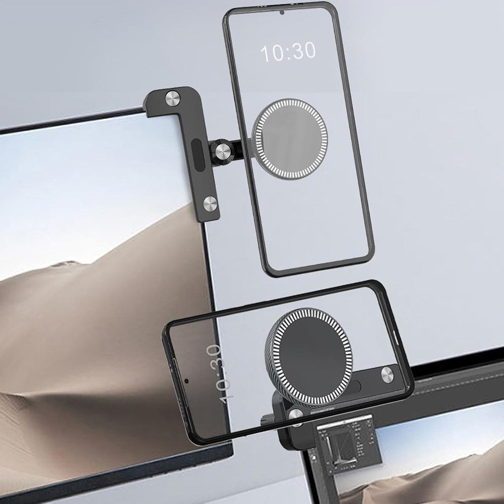 Mobile Holder for Screen for Tesla Model 3 / Y (2020-22) with Magnet - MagSafe Compatible - Black