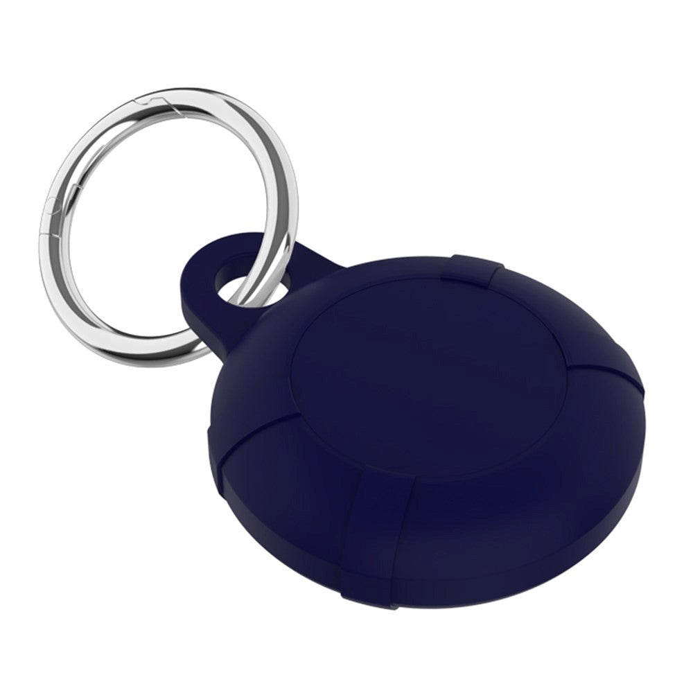AirTag 1. & 2. Gen. Silicone Case with Key Ring - Dark Blue