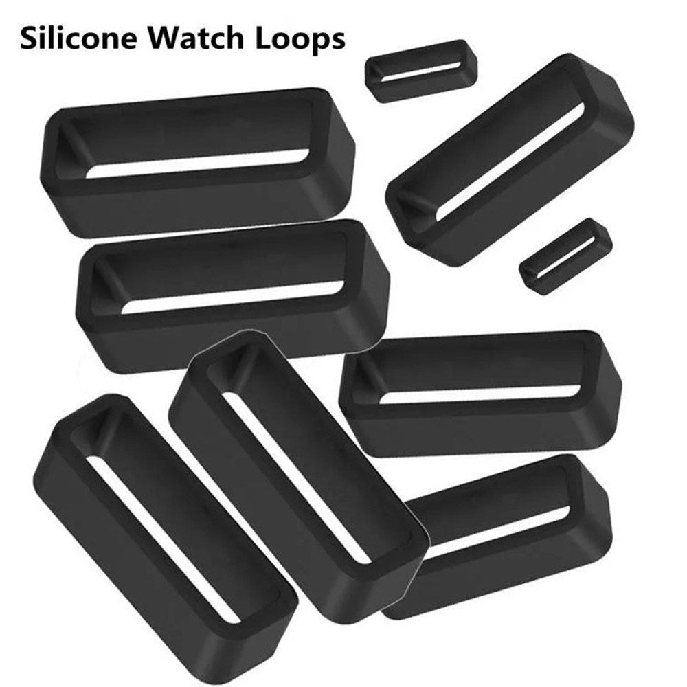 Universal Strap Holder for Smartwatch Strap (20mm) - Black