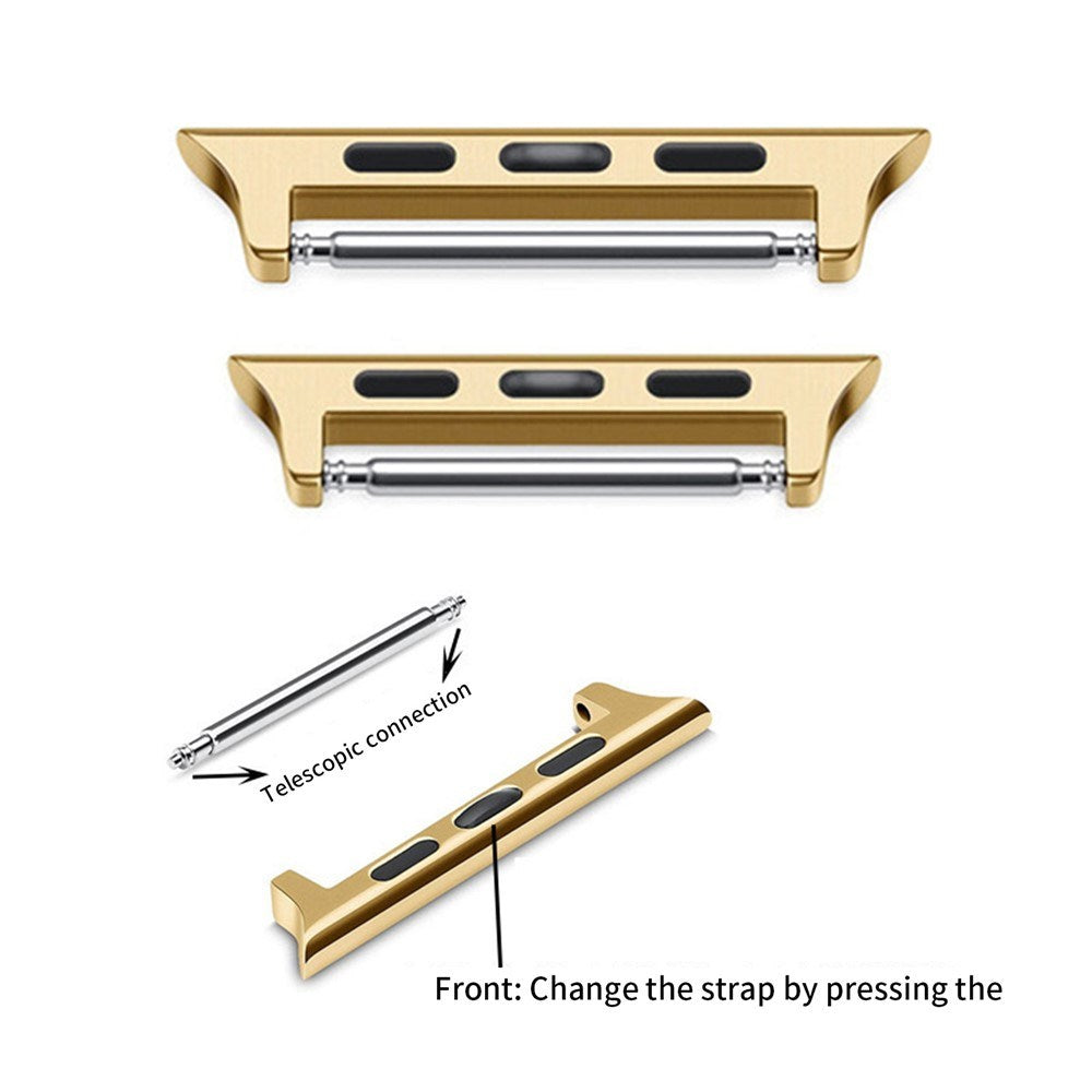 Apple Watch (38/40/SE/41/42mm) Strap Connector 20mm - Rose Gold