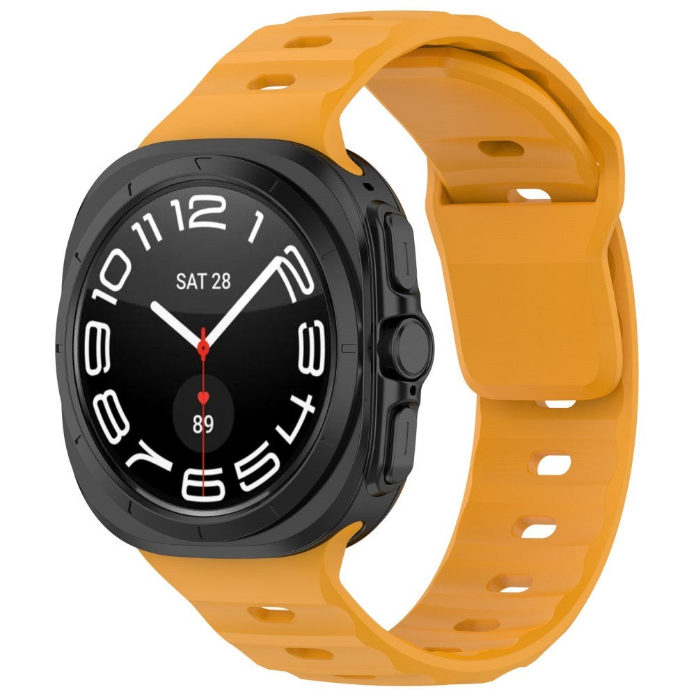EIDERWOOD Samsung Galaxy Watch Ultra (47mm) Silicone Strap with Buckle - Orange