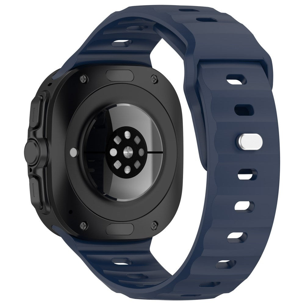 EIDERWOOD Samsung Galaxy Watch Ultra (47mm) Silicone Strap with Buckle - Dark Blue