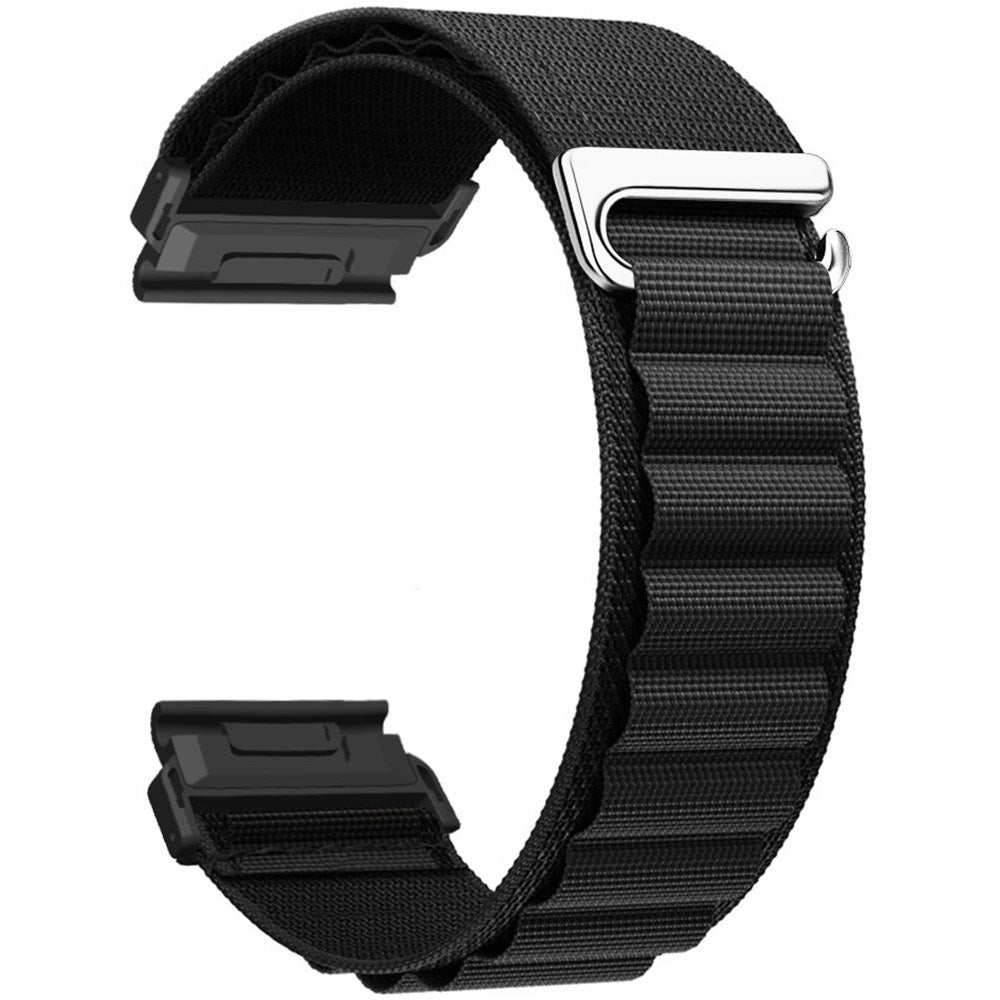 Universal Garmin 26mm QuickFit EIDERWOOD Nylon Strap - Black