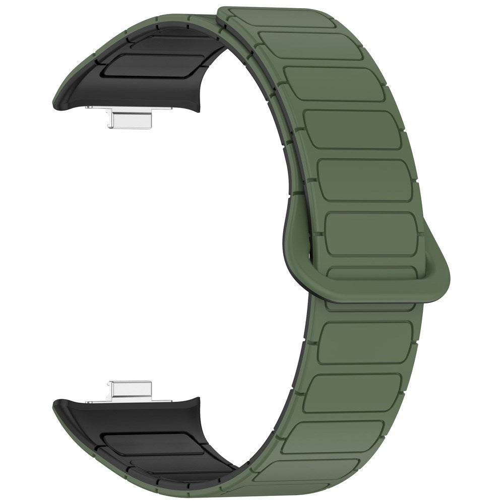 Xiaomi Smart Band 10 Pro / 9 Pro / 8 Pro Two-Tone Magnetic Flexible Plastic Strap - Green / Black
