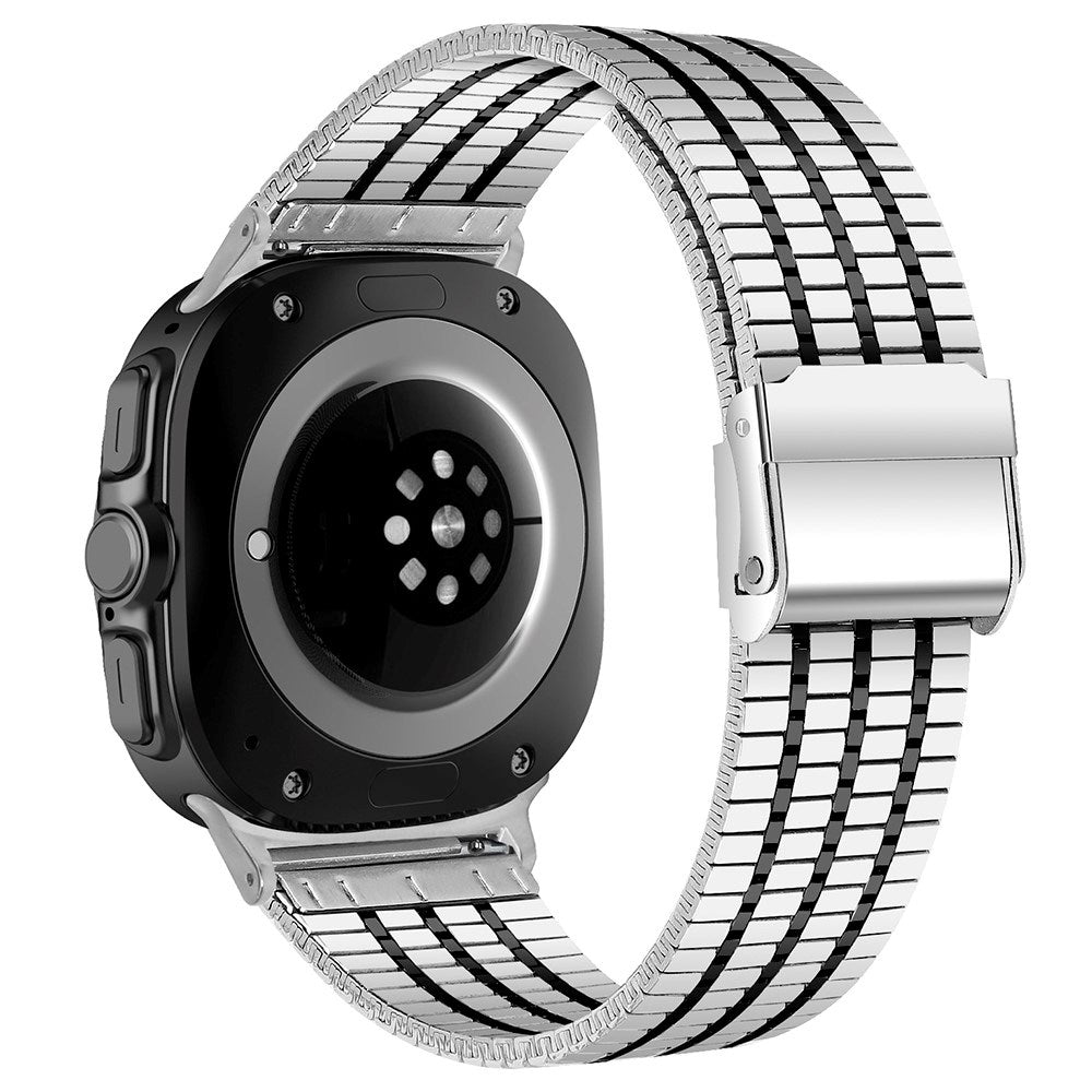 EIDERWOOD Samsung Galaxy Watch 8 / 8 Classic (40 / 44 / 46mm) Steel Strap - Silver / Black