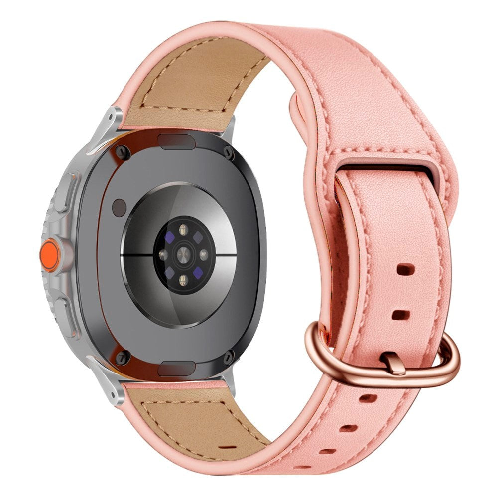 Samsung Galaxy Watch 8 / 8 Classic (40 / 44 / 46mm) Faux Leather Strap - Pink