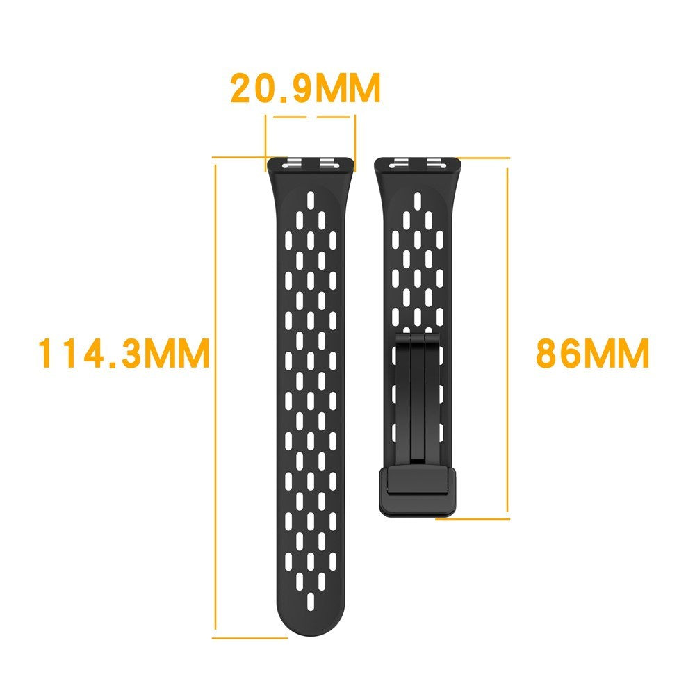 Huawei Band 11 / 11 Pro EIDERWOOD Perforated Silicone Strap - Grey