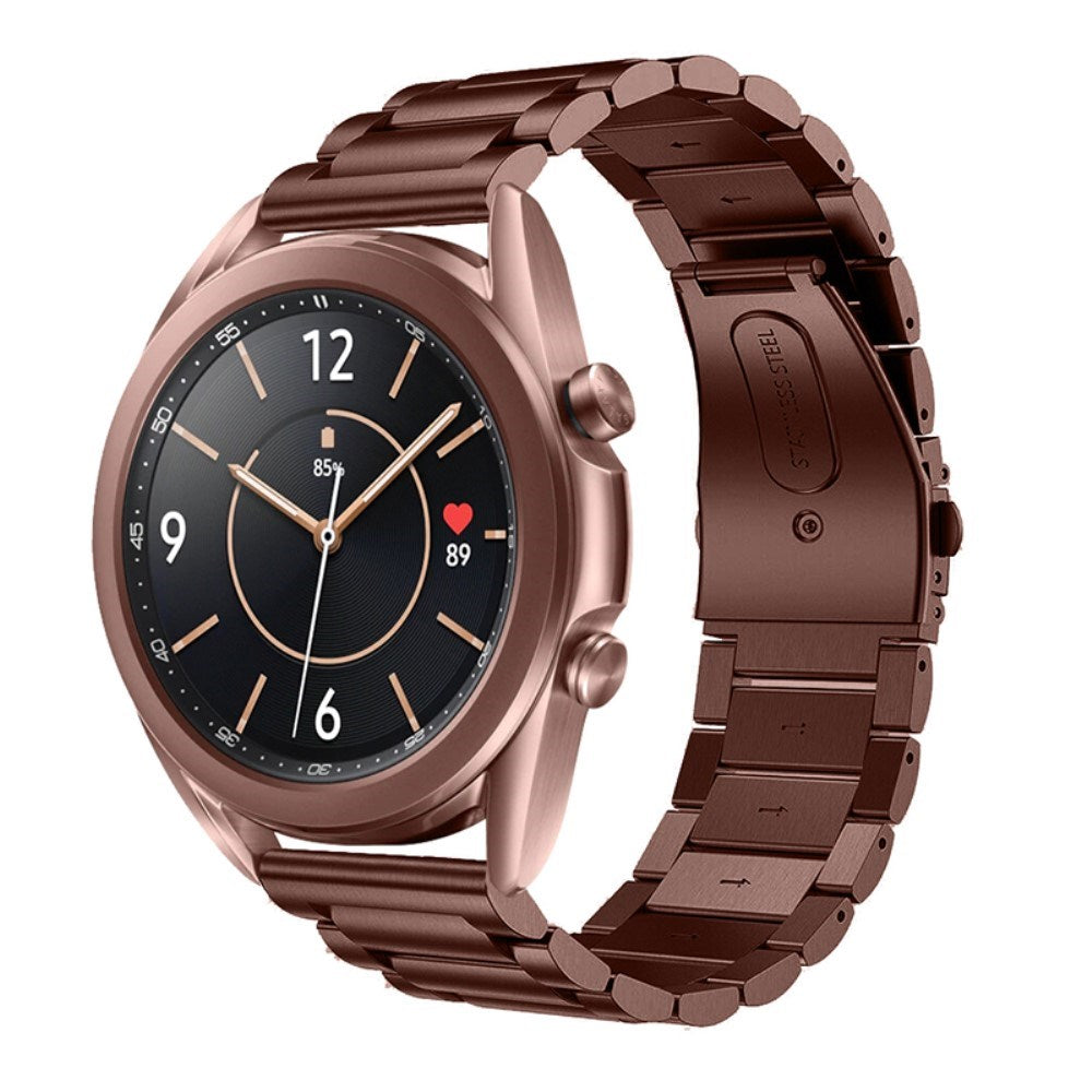 Universal Smartwatch (20mm) Stainless Steel Strap - Bronze