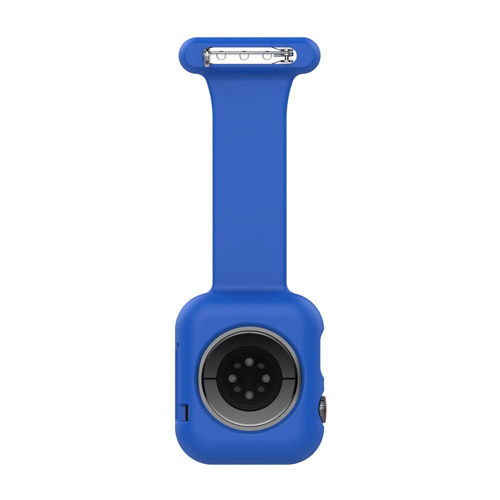 Apple Watch (38/40/SE/41/42mm) Silicone Nursing Watch Strap - Blue