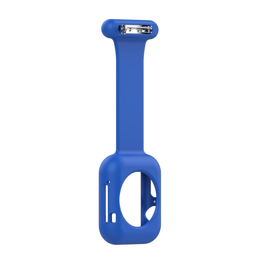 Apple Watch (38/40/SE/41/42mm) Silicone Nursing Watch Strap - Blue