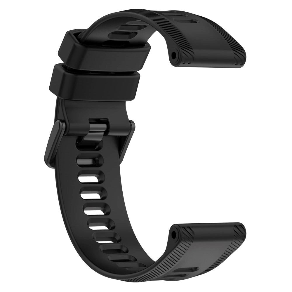 Garmin Strap 22 mm Silicone Grooved - Black