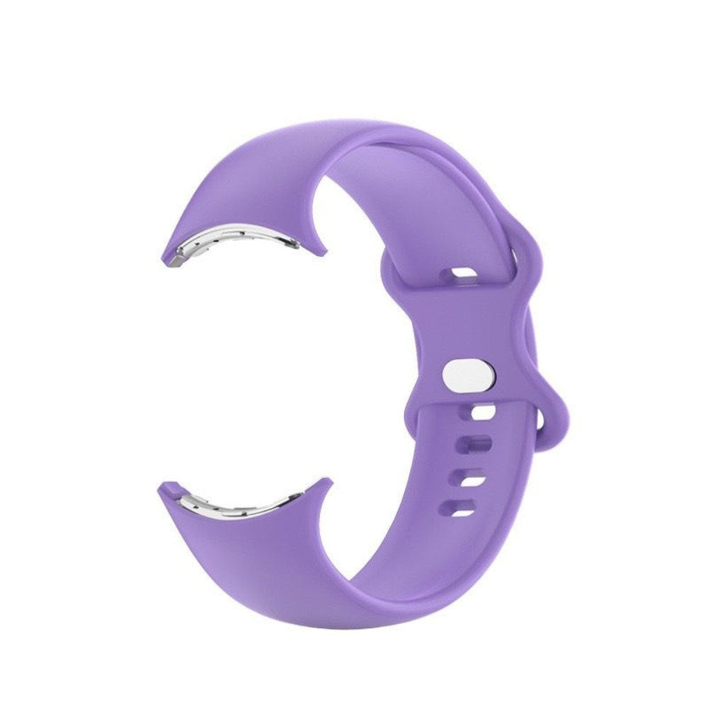 EIDERWOOD Google Pixel Watch 1 / 2 / 3 (41mm) Silicone Smartwatch Strap - Purple