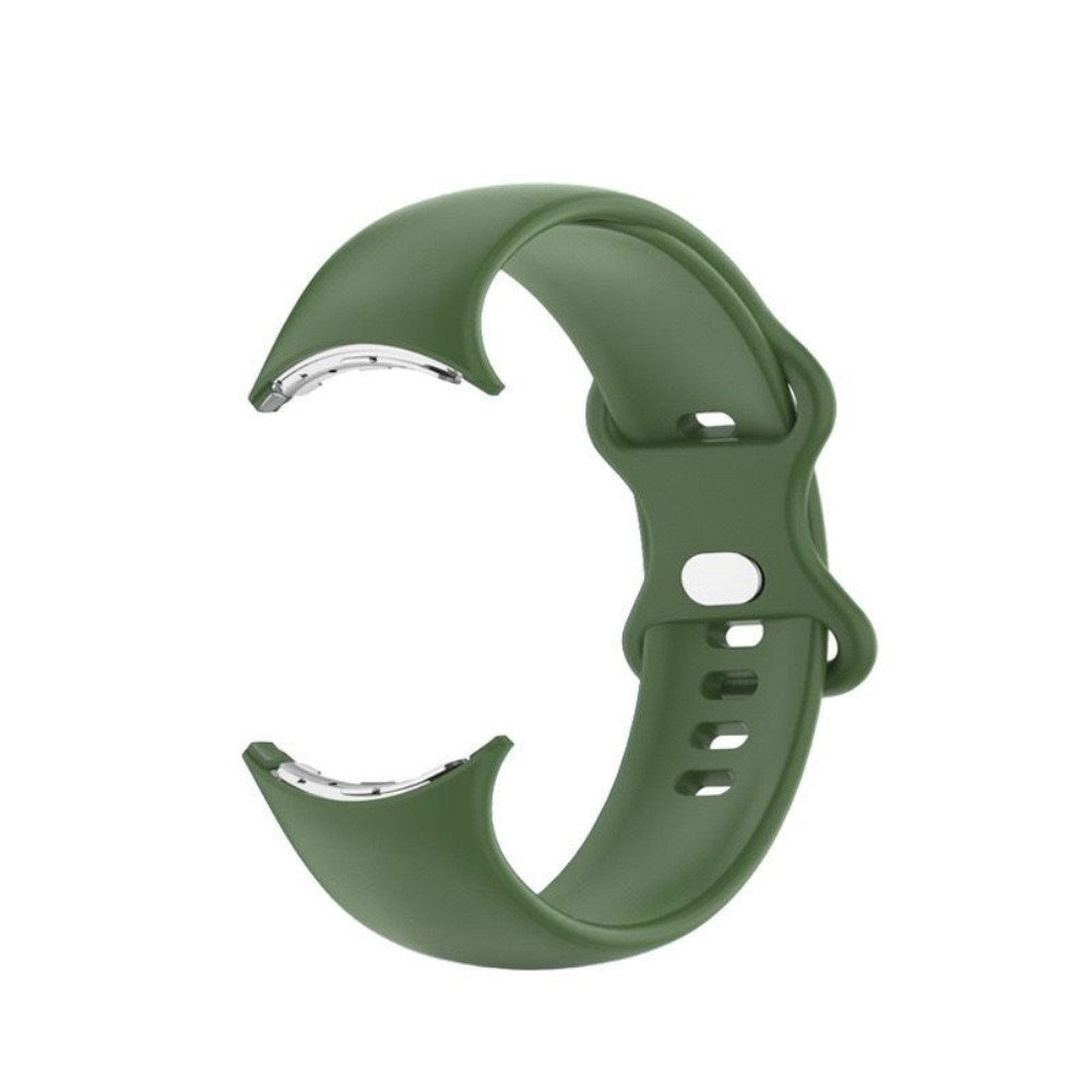 EIDERWOOD Google Pixel Watch 1 / 2 / 3 (41mm) Silicone Smartwatch Strap - Green