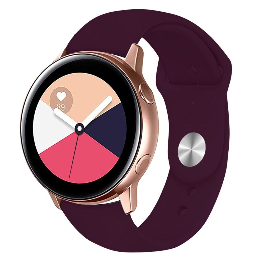 Huawei Watch GT 4 (41mm) / Garmin Venu 3S (18mm) Silicone Strap - Dark Red