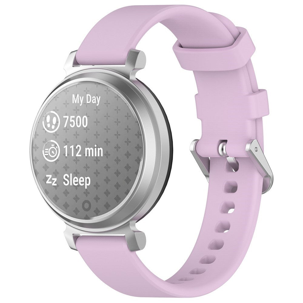 EIDERWOOD Garmin Lily 2 Silicone Strap with Metal Buckle - Purple