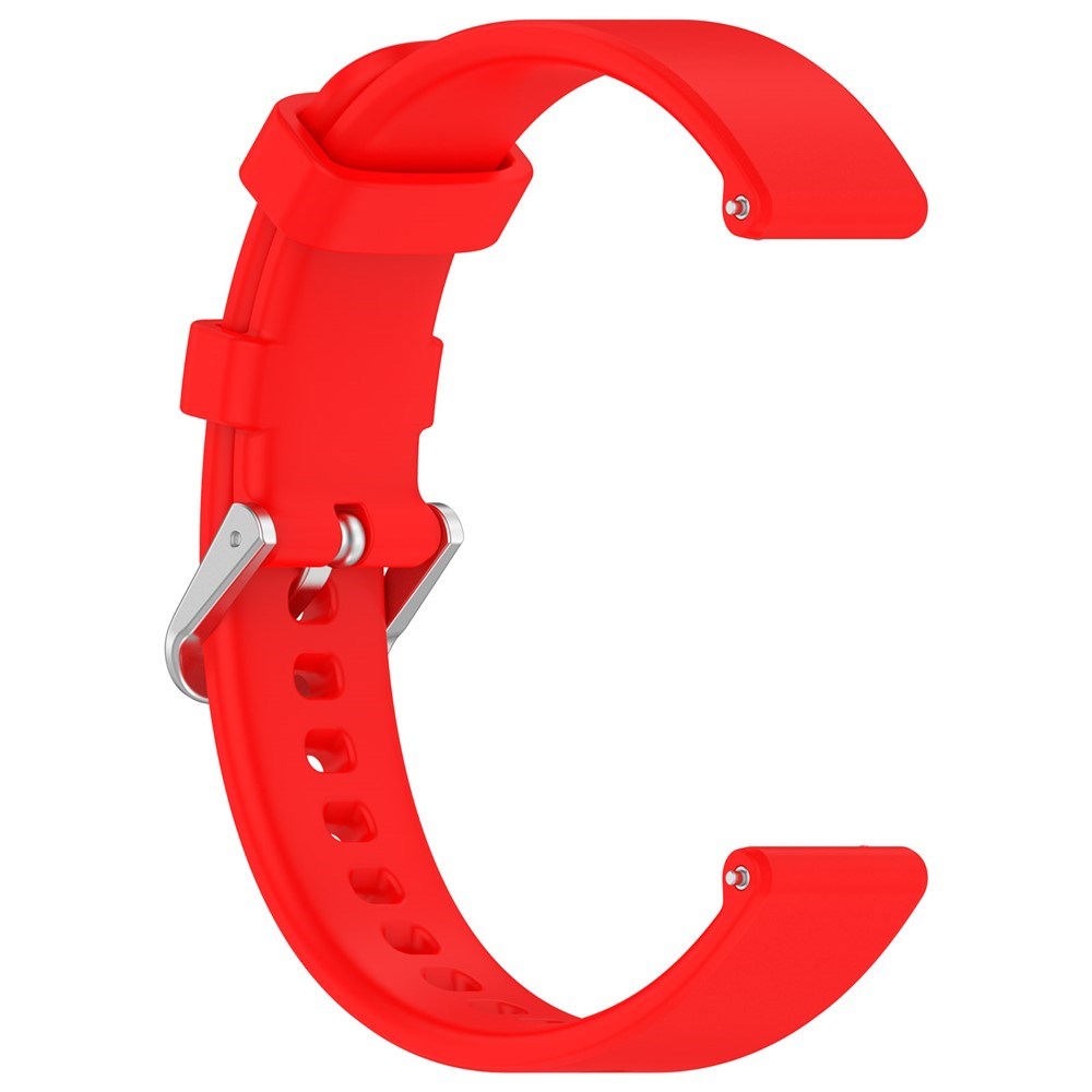 EIDERWOOD Garmin Lily 2 Silicone Strap with Metal Buckle - Red