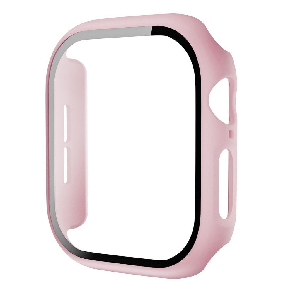 Apple Watch 11 / 10 (42mm) Hard Plastic Case with Built-in Screen Protector - Pink