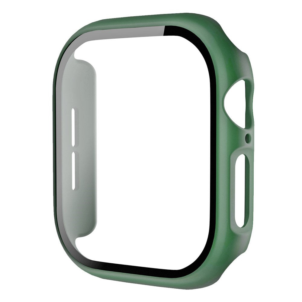 Apple Watch 11 / 10 (42mm) Hard Plastic Case with Built-in Screen Protector - Green