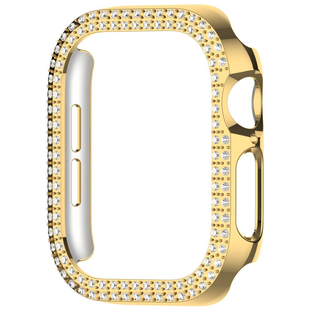 Apple Watch 11 / 10 (42mm) Plastic Case - Gold / Rhinestone