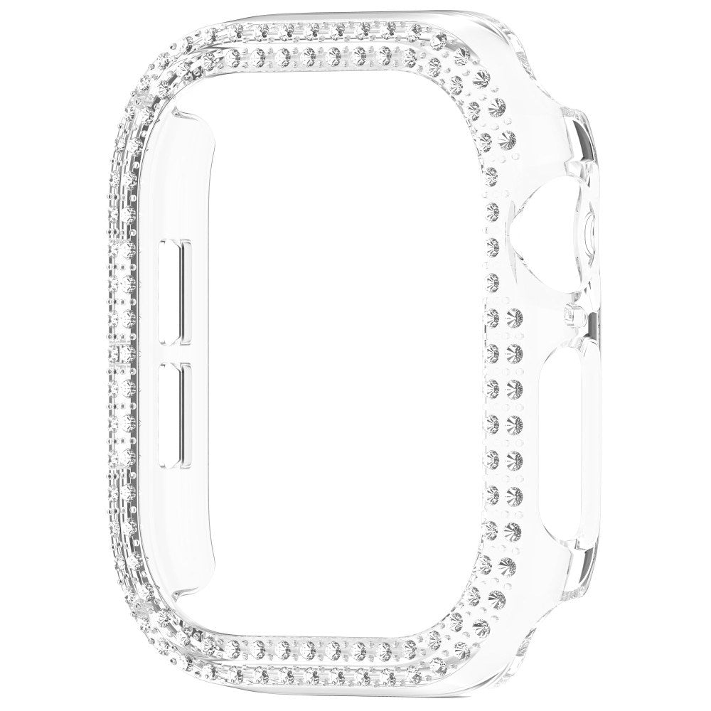 Apple Watch 11 / 10 (42mm) Plastic Case - Transparent / Rhinestone