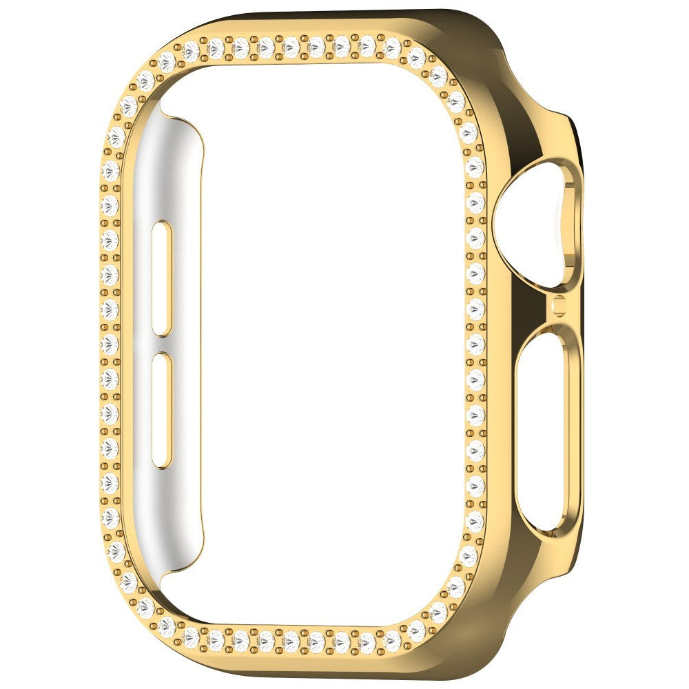 Apple Watch 11 / 10 (46mm) Hard Plastic Case - Gold / Rhinestone