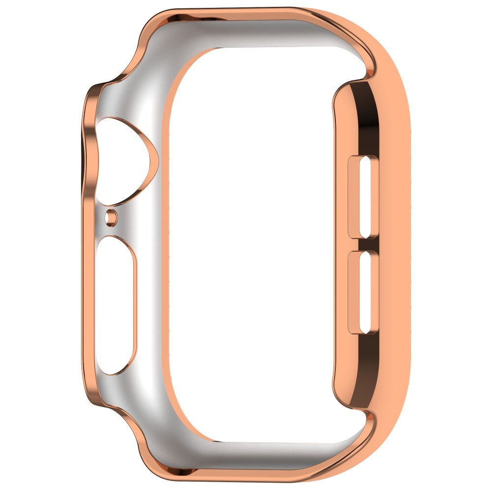 Apple Watch 11 / 10 (46mm) Hard Plastic Case - Rose Gold / Rhinestone