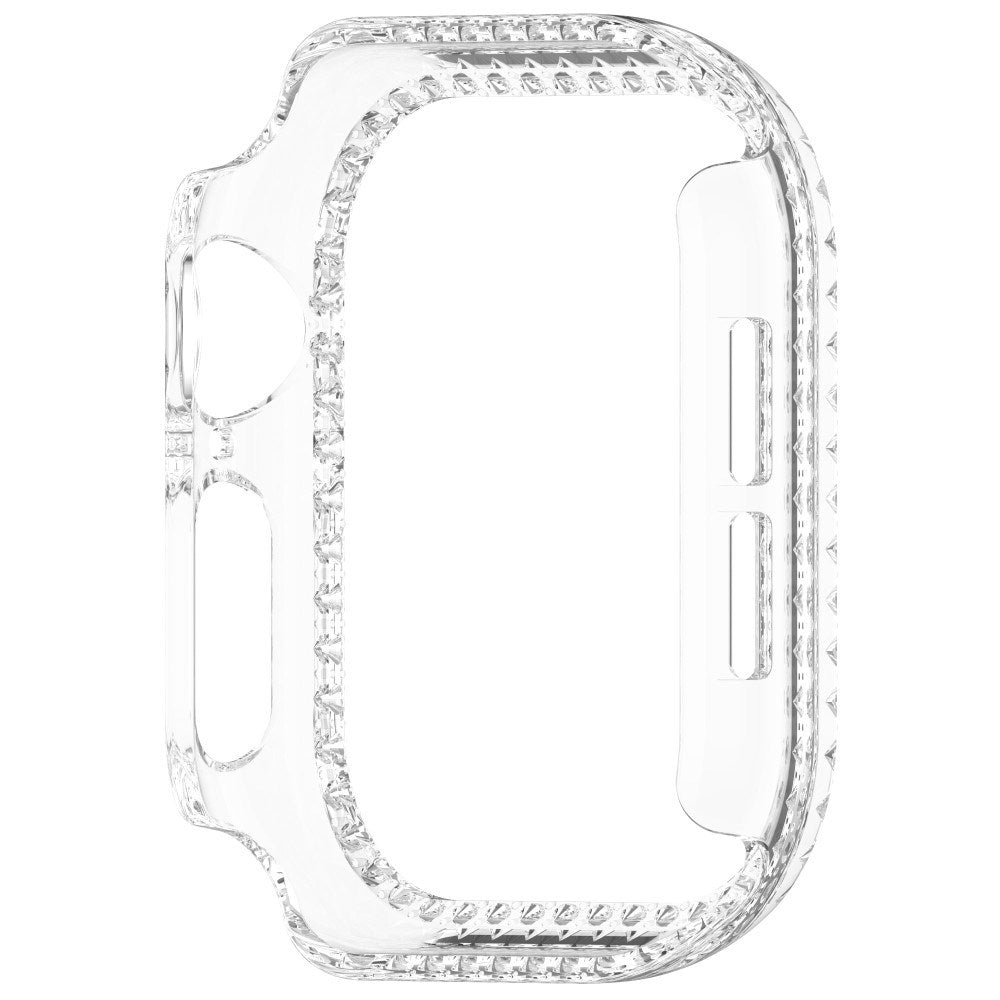 Apple Watch 11 / 10 (46mm) Hard Plastic Case - Transparent / Rhinestone