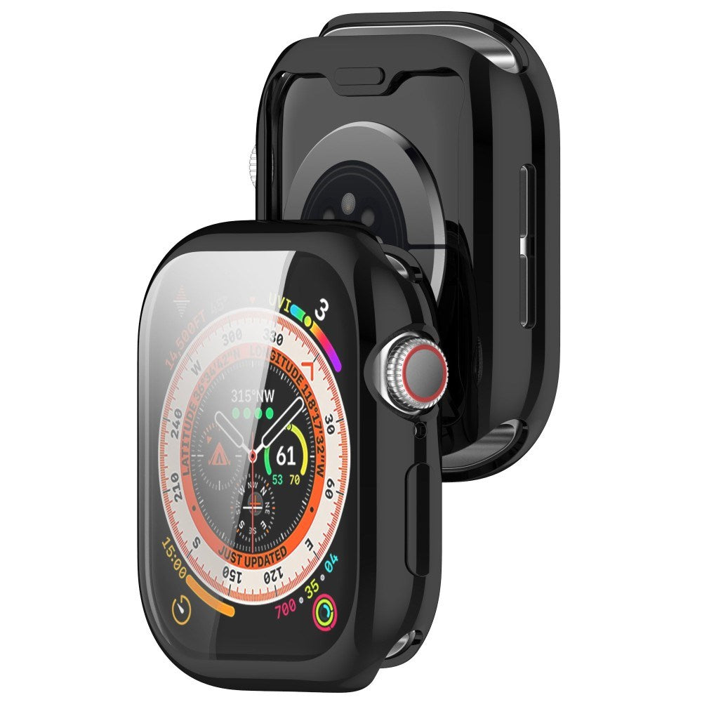 Apple Watch 11 / 10 (42mm) Flexible Plastic Case with Screen Protection - Black