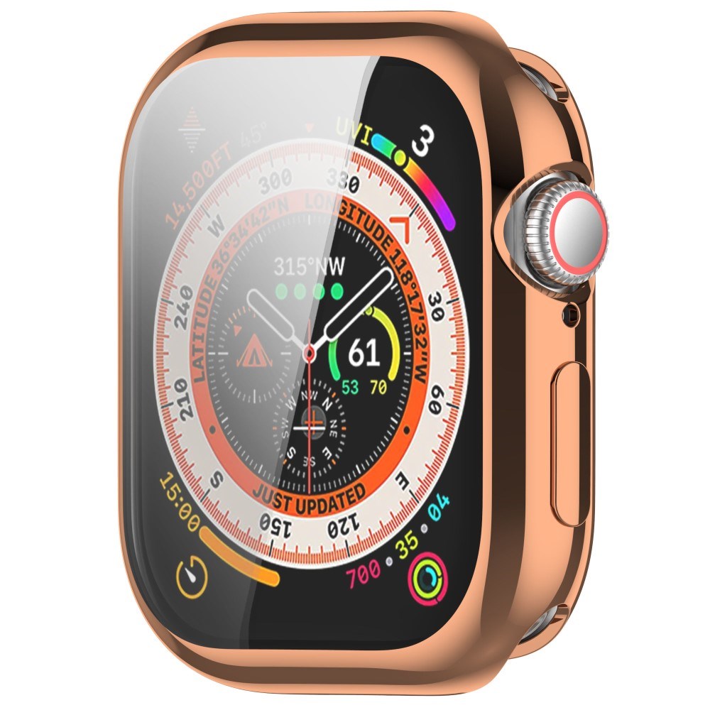 Apple Watch 11 / 10 (46mm) Flexible Plastic Case with Screen Protection - Rose Gold