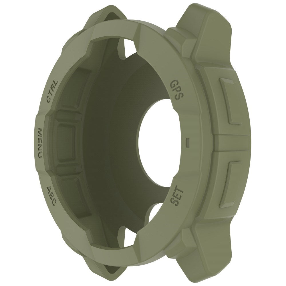 Garmin Instinct 3 AMOLED / Solar (45mm) Bumper Silicone Case - Army Green