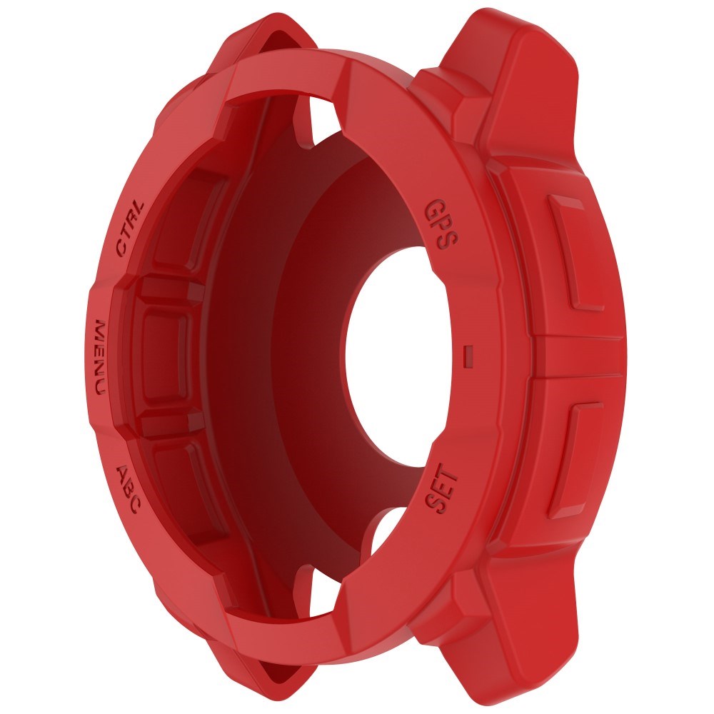 Garmin Instinct 3 AMOLED / Solar (50mm) Bumper Silicone Case - Red