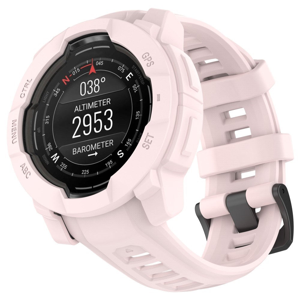 Garmin Instinct 3 AMOLED / Solar (50mm) Bumper Silicone Case - Pink