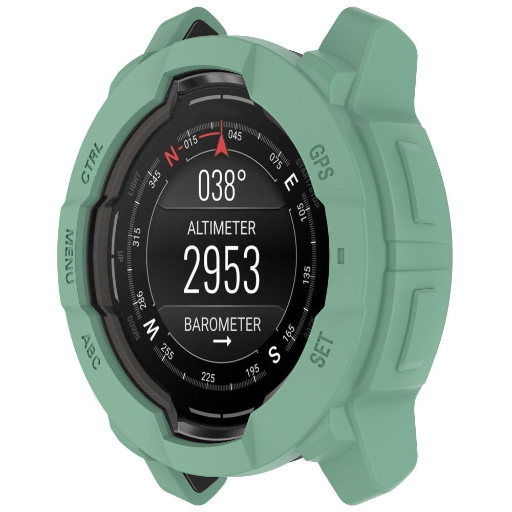 Garmin Instinct 3 AMOLED / Solar (50mm) Bumper Silicone Case - Green