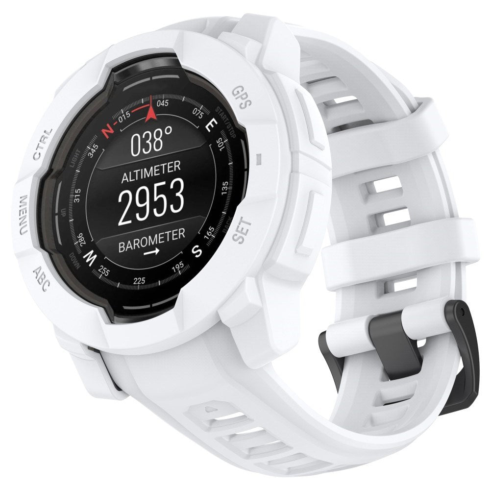 Garmin Instinct 3 AMOLED / Solar (50mm) Bumper Silicone Case - White