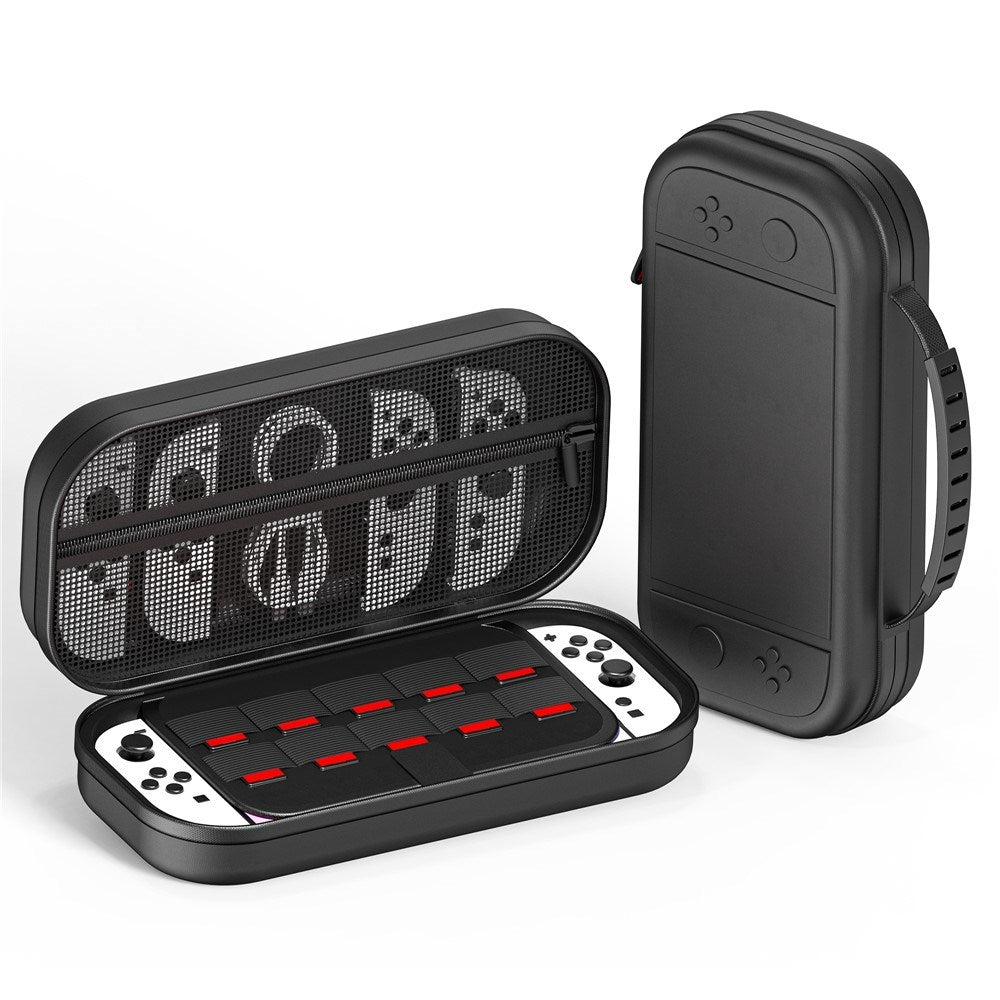 Nintendo Switch 2 Faux Leather Organizer Bag - Black