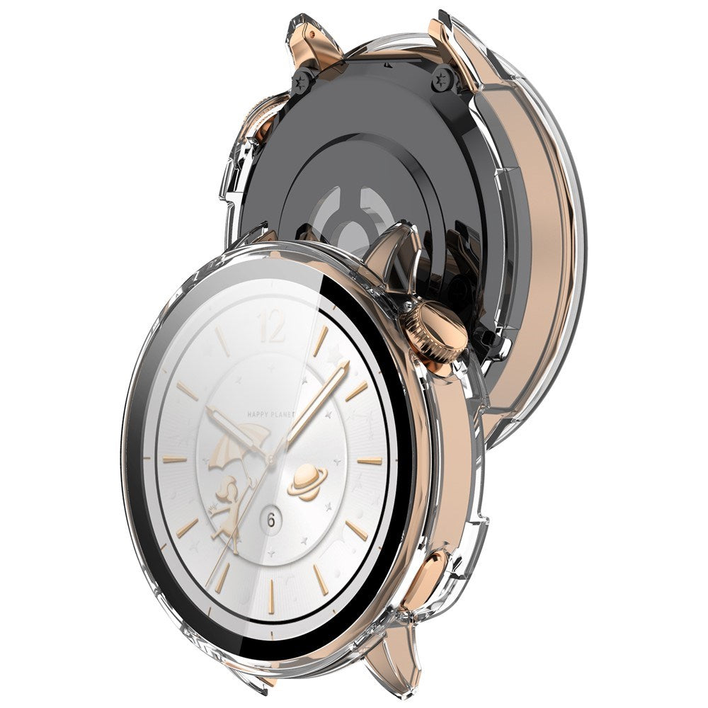 OnePlus Watch 3 (43mm) Case with Tempered Glass Screen Protector - Transparent